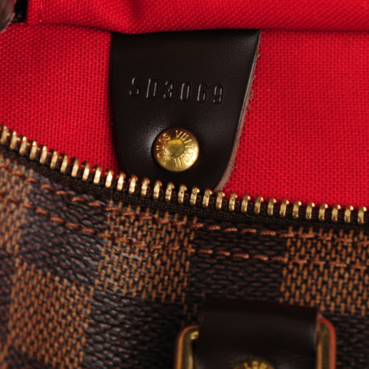 Louis Vuitton Damier Ebene Speedy 30 7 of 7