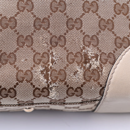 Gucci Monogram Web Medium Mayfair Tote Off White 10 of 10