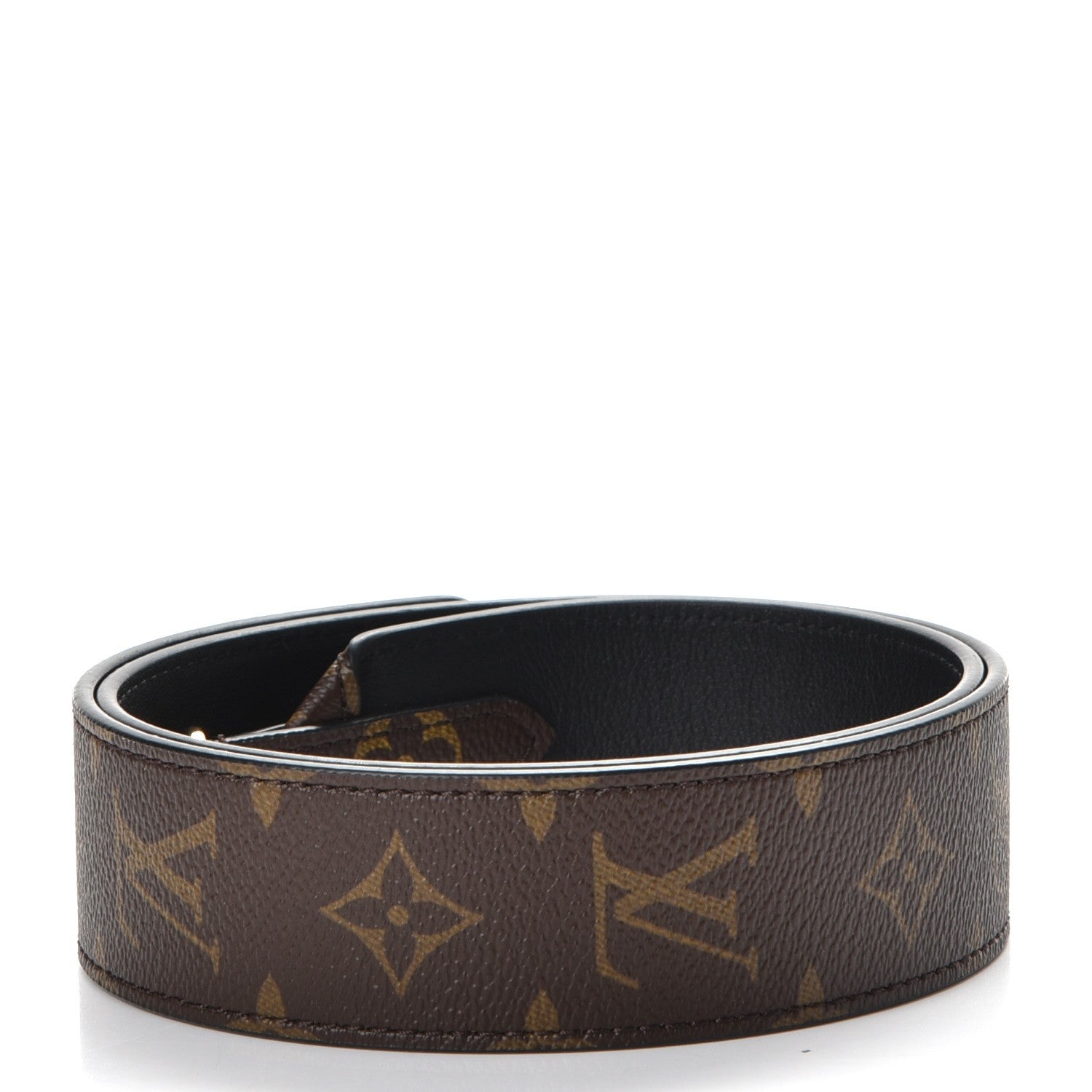 Louis Vuitton Monogram Bandouliere Shoulder Strap Black 2 of 7