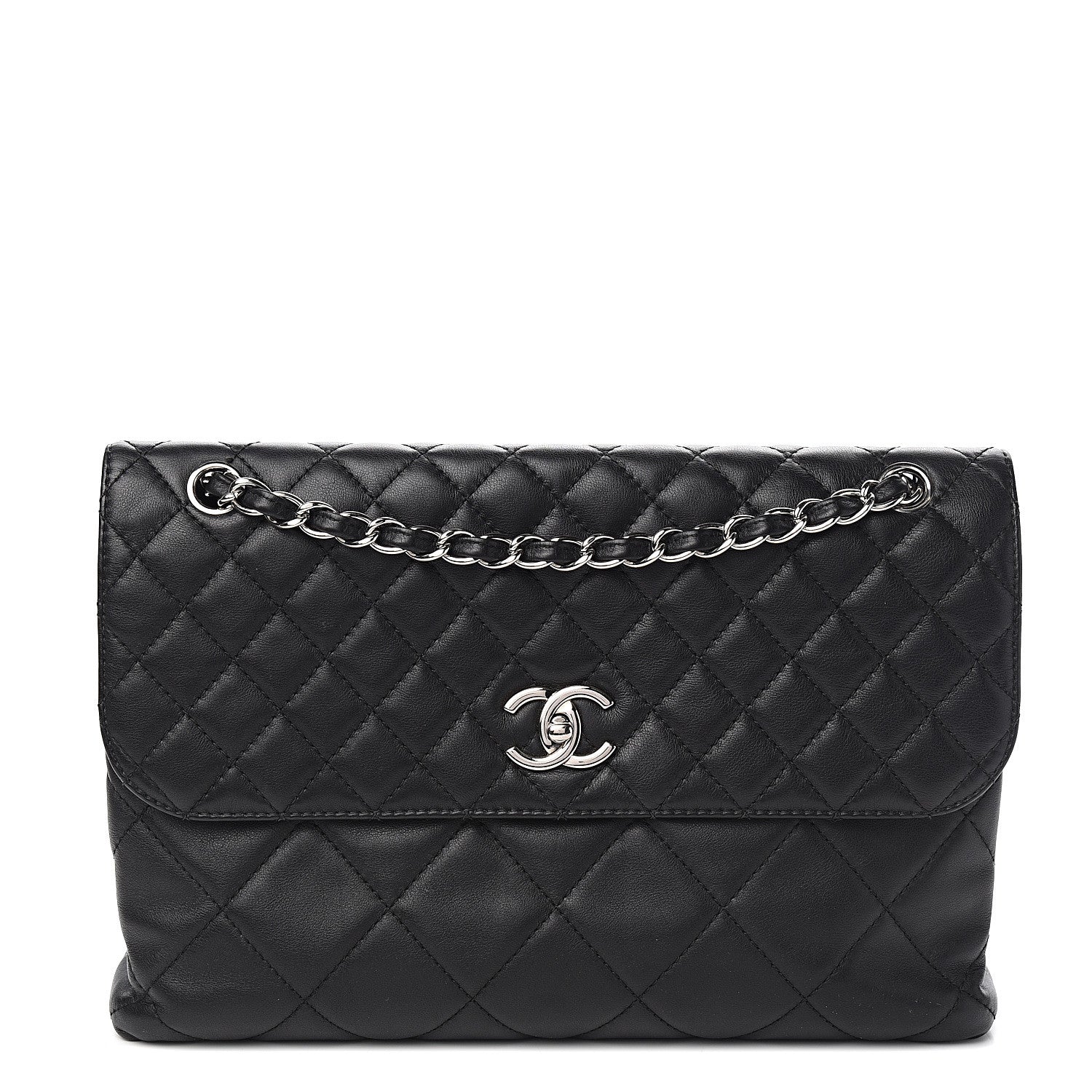 Chanel Calfskin Quilted In The Business Flap Bag Black 1 of 12