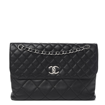 Chanel Calfskin Quilted In The Business Flap Bag Black 1 of 12