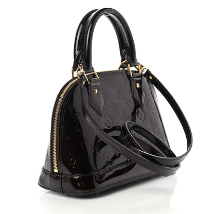 Louis Vuitton Vernis Alma BB Amarante 3 of 7