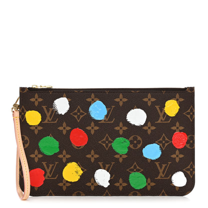 Louis Vuitton x YK Monogram Painted Dots Neverfull MM Pochette 1 of 7