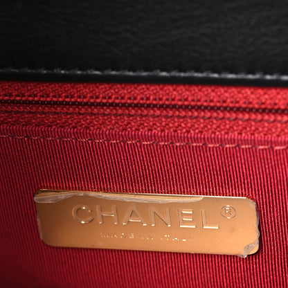 Chanel Calfskin Quilted Small Underline Flap Black 6 of 9