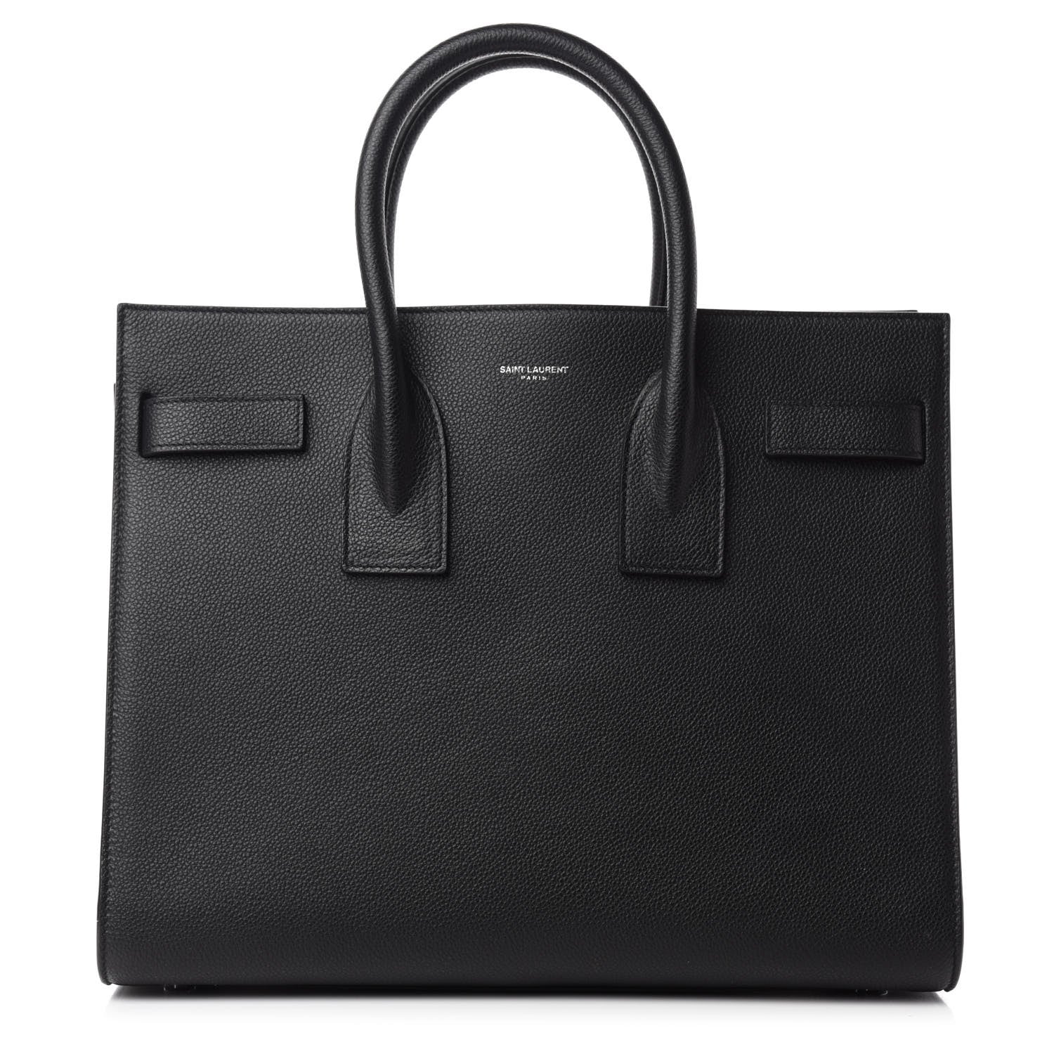 Saint Laurent Grained Calfskin Small Sac De Jour Black 1 of 10
