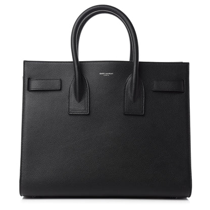 Saint Laurent Grained Calfskin Small Sac De Jour Black 1 of 10