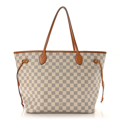 Louis Vuitton Damier Azur Neo Neverfull MM Rose Ballerine 2 of 10