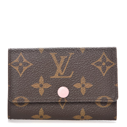 Louis Vuitton Monogram Multicles 6 Key Holder Rose Ballerine 1 of 8