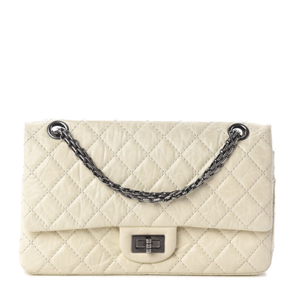 Chanel Aged Calfskin Quilted 2.55 Reissue 225 Flap White 1 of 12