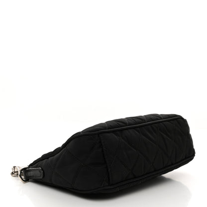 Prada Nylon Tessuto Impuntu Quilted Crossbody Bag Black 4 of 10