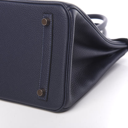 Hermes Togo Birkin 30 Bleu Nuit 9 of 10