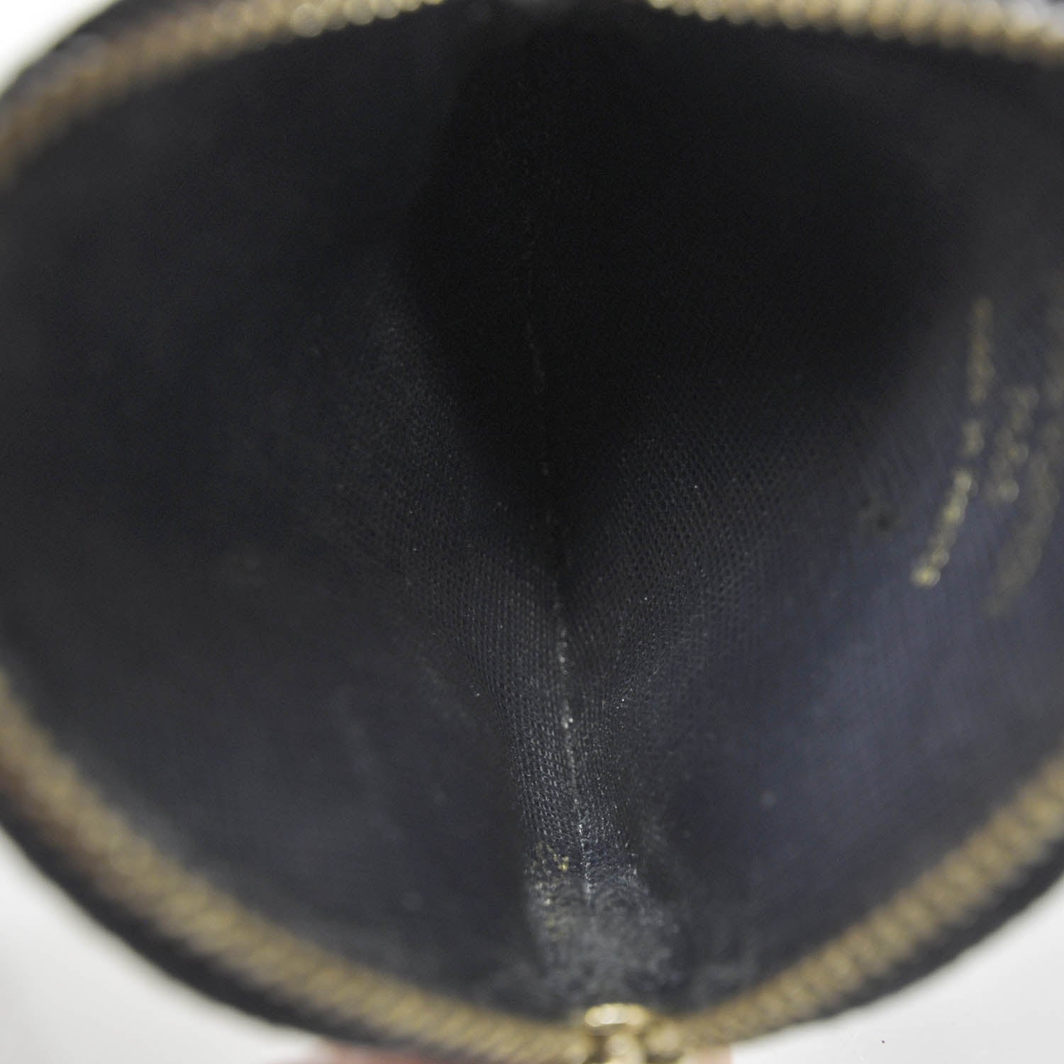 Louis Vuitton Mini Lin Round Coin Purse Blue 4 of 6