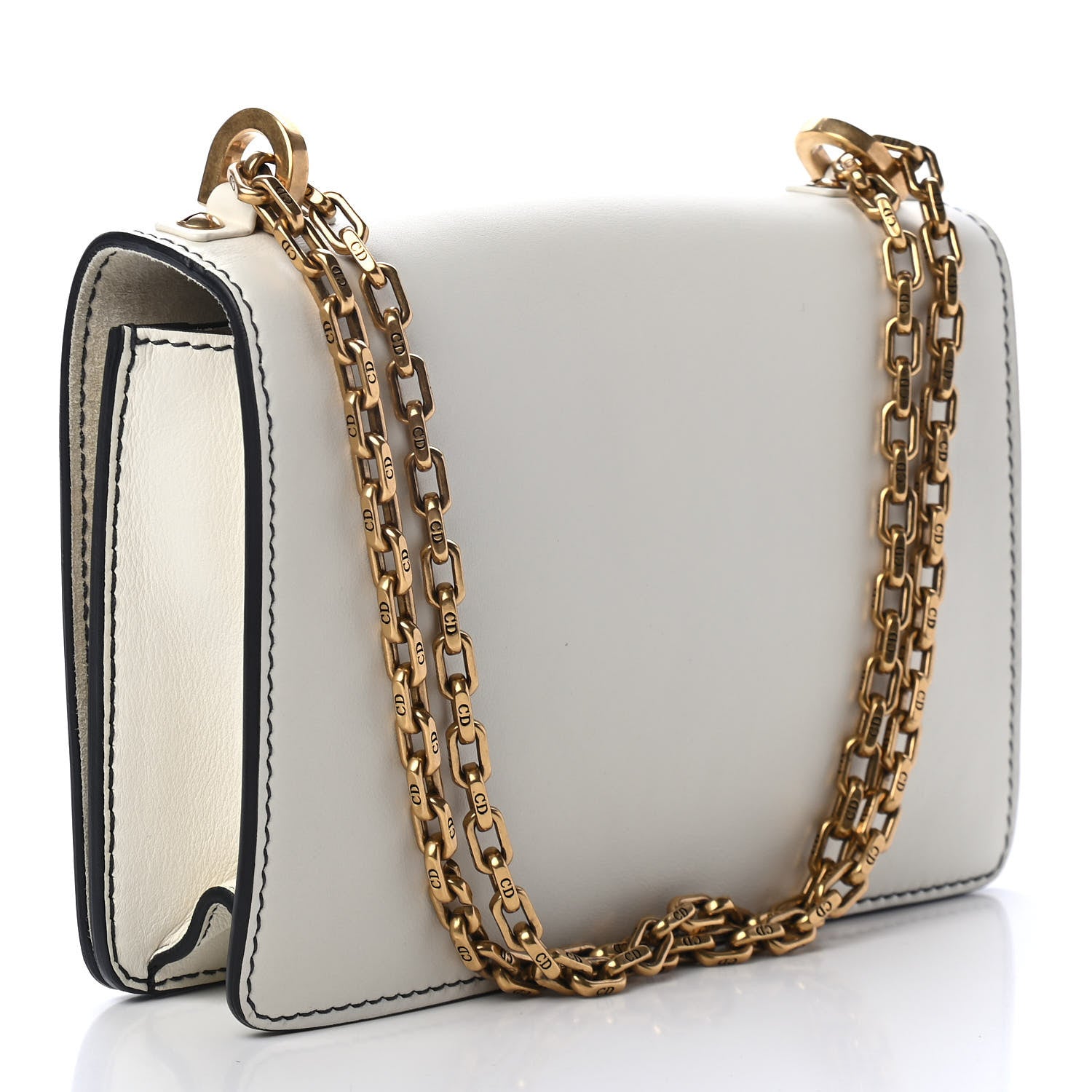 Christian Dior Calfskin J'Adior Chain Flap Bag Off White 2 of 4