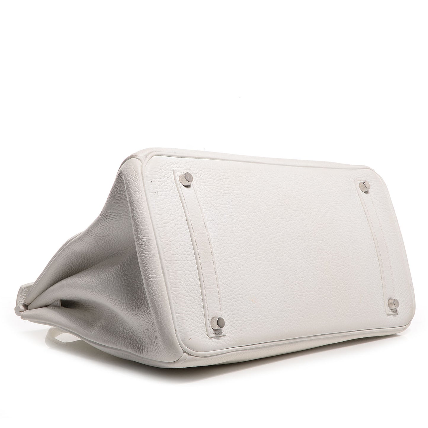 Taurillon Clemence Birkin 35 White
