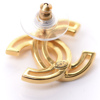 Chanel Metal Obazine CC Earrings Gold 5 of 6