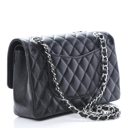 Chanel Caviar Quilted Medium Double Flap Black 3 of 12