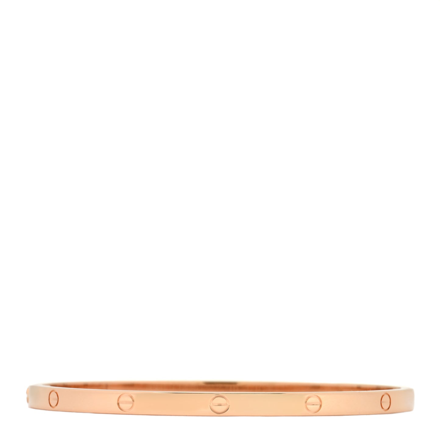 18K Pink Gold Small LOVE Bracelet 17