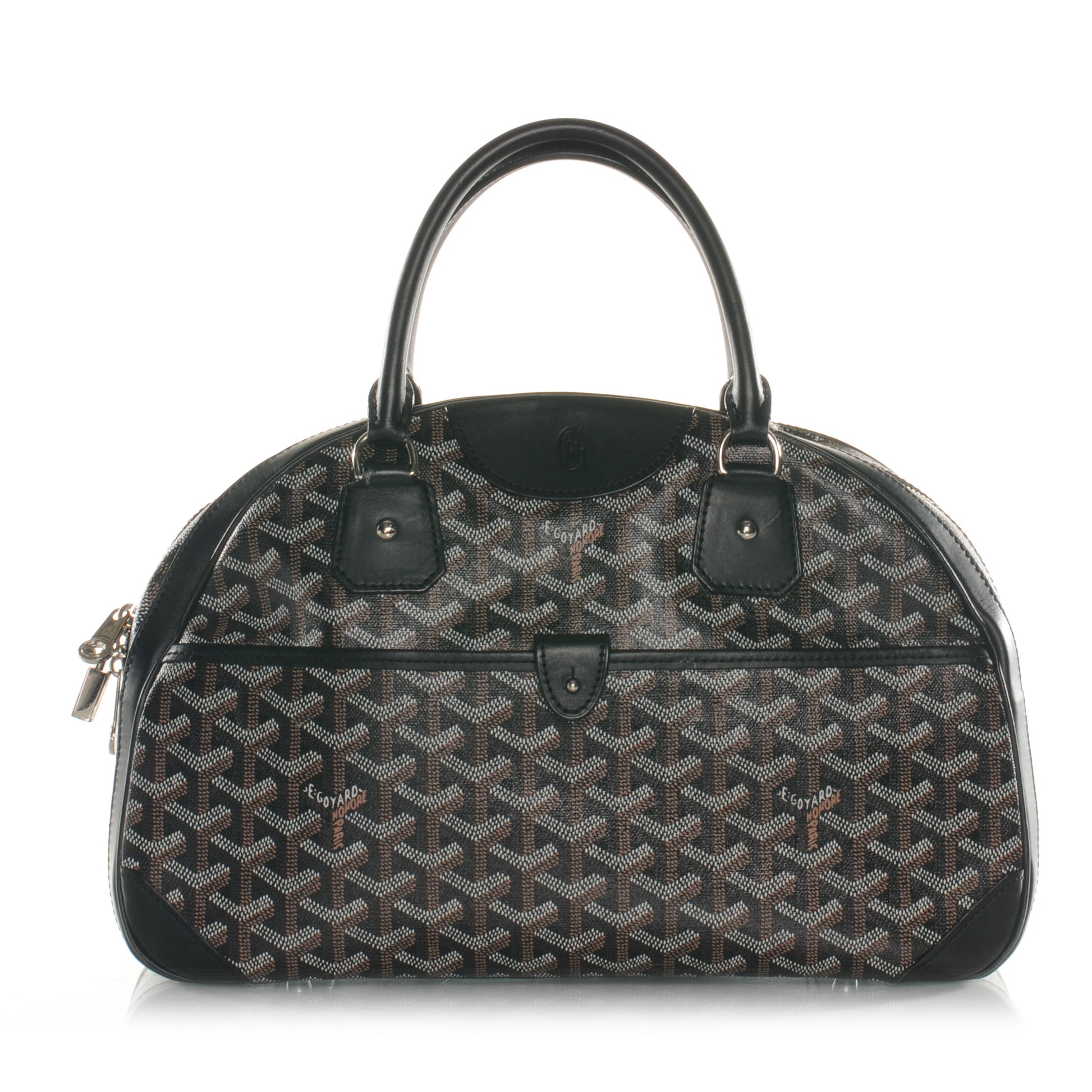 Goyard Goyardine Saint Jeanne MM Bowler Black 1 of 8