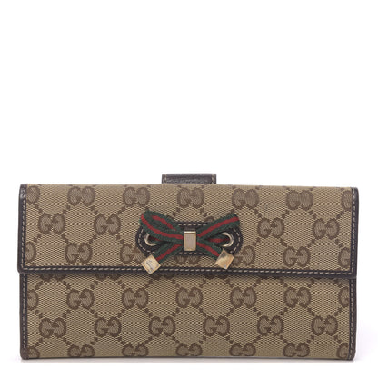 Gucci Monogram Princy Continental Wallet Brown 1 of 9