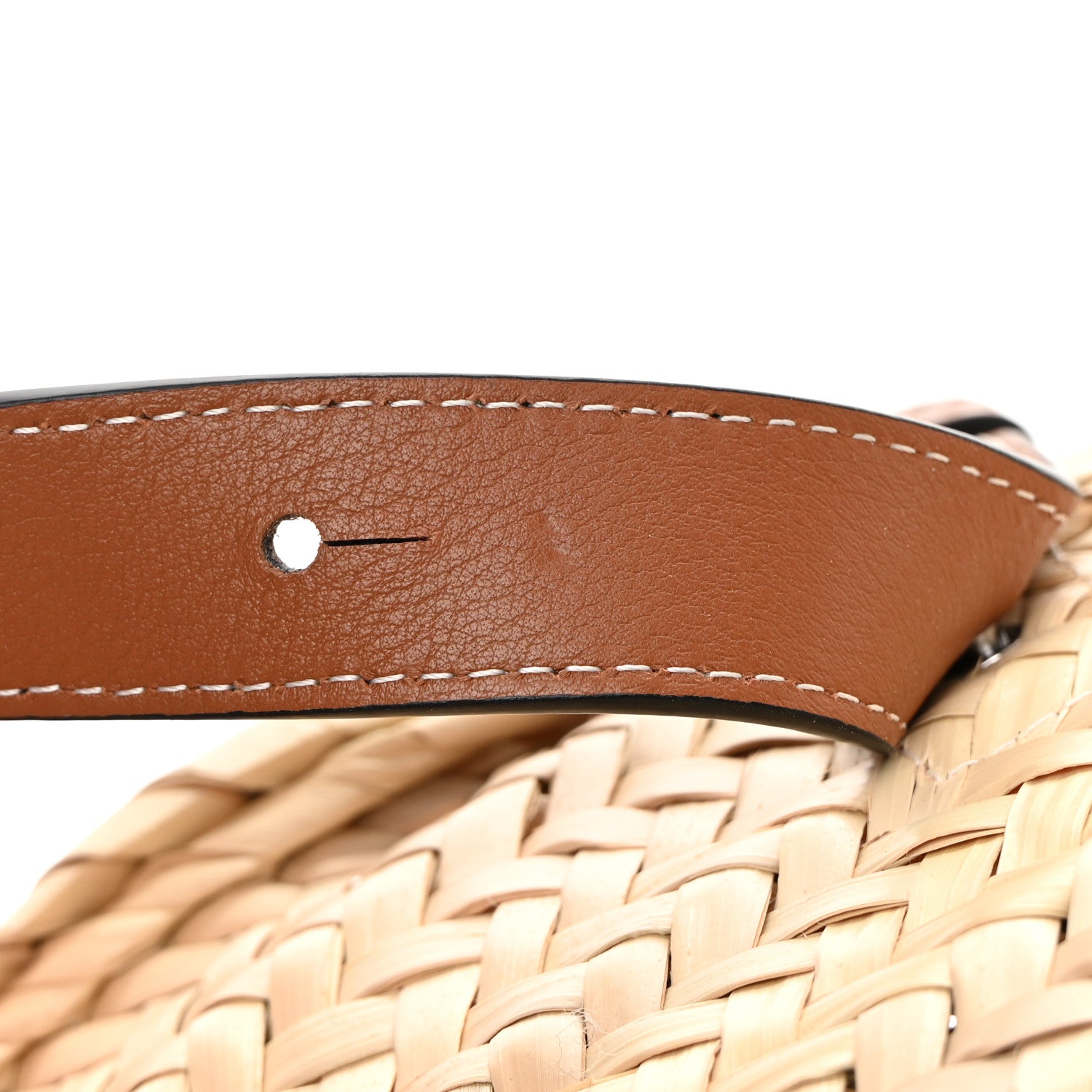 Loewe Raffia Basket Tote Bag Natural Tan 12 of 12