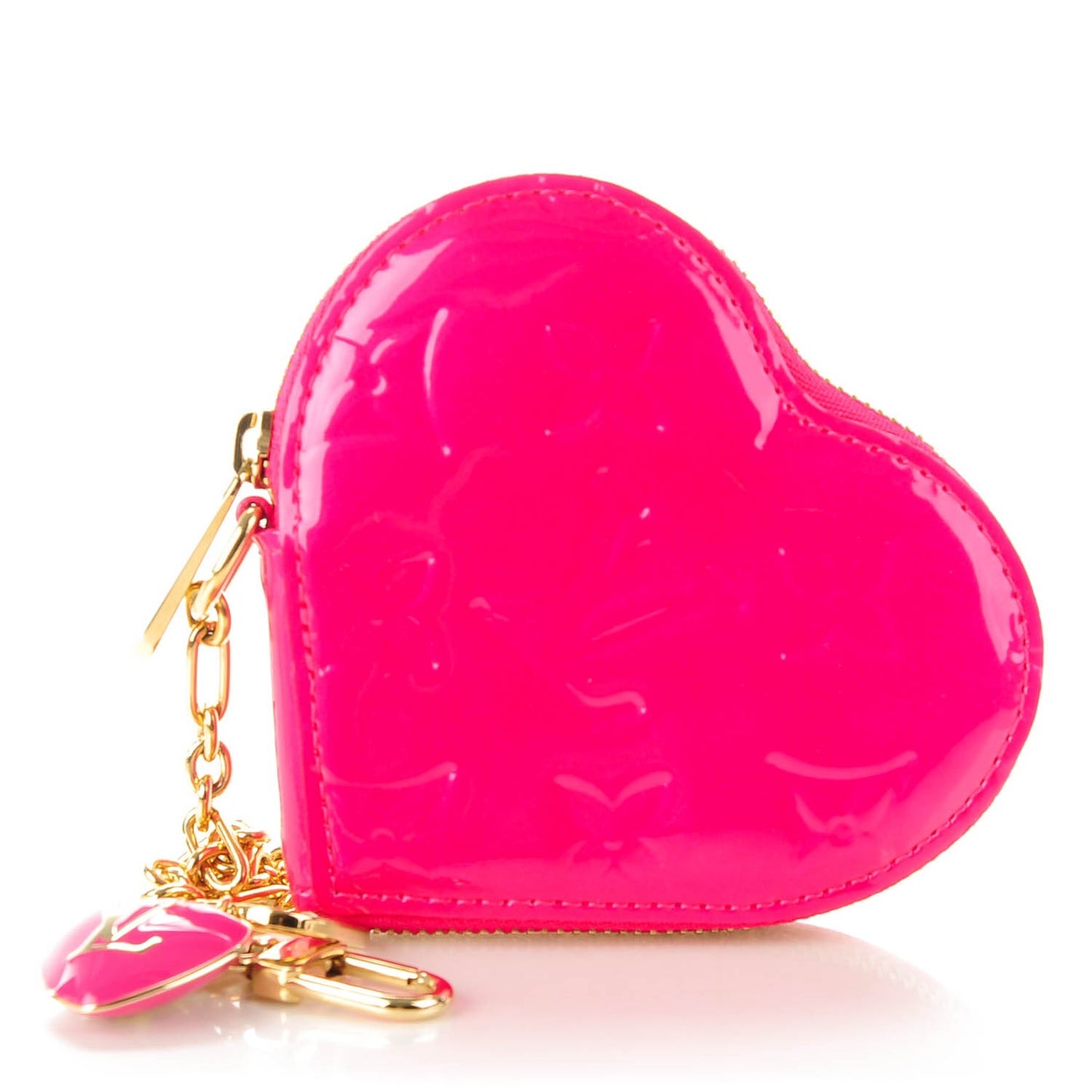 Vernis Heart Coin Purse Rose Pop