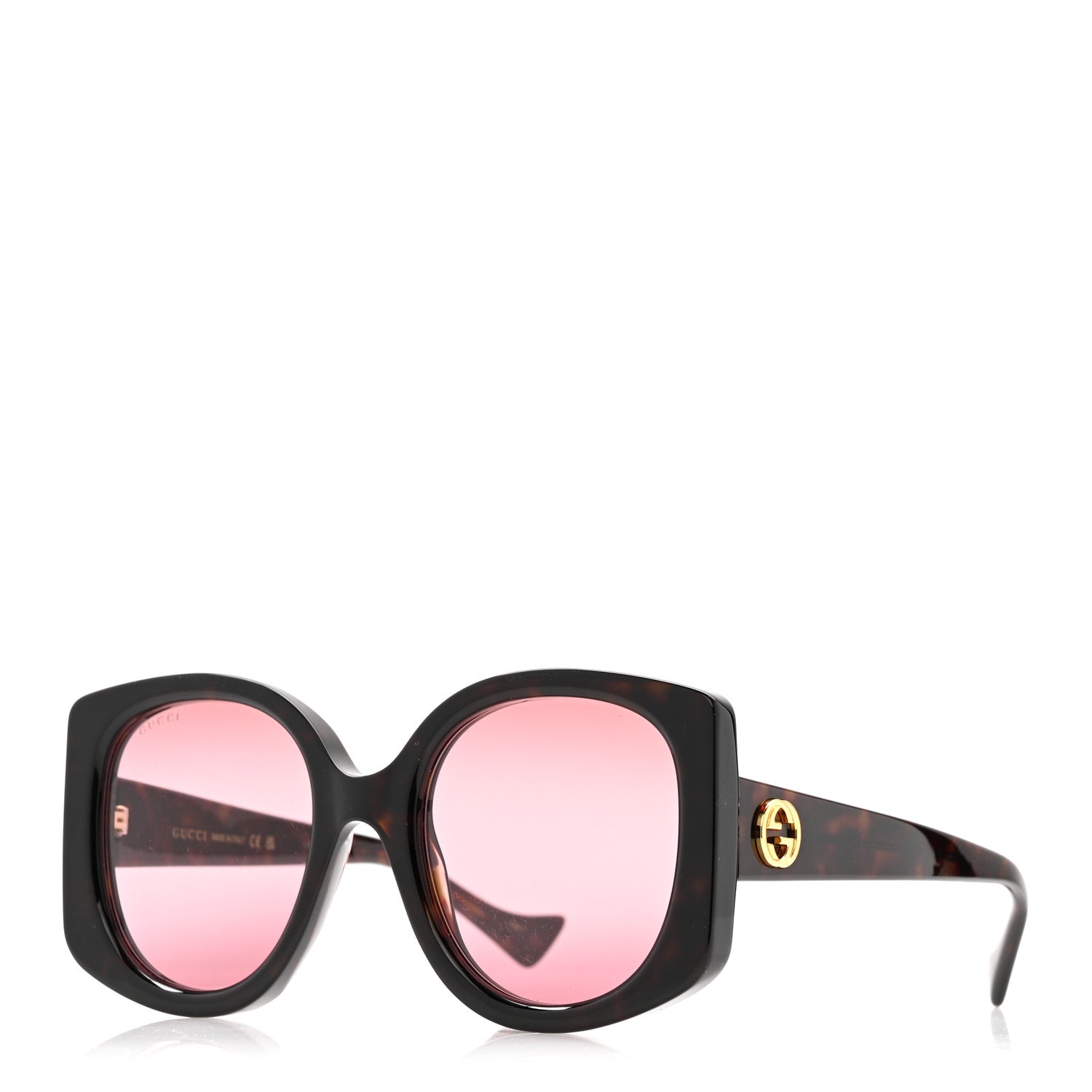 Gucci Acetate Sunglasses GG1257S Brown 1 of 8