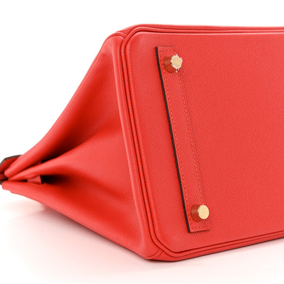 Hermes Epsom Birkin 30 Rouge Tomate 9 of 10
