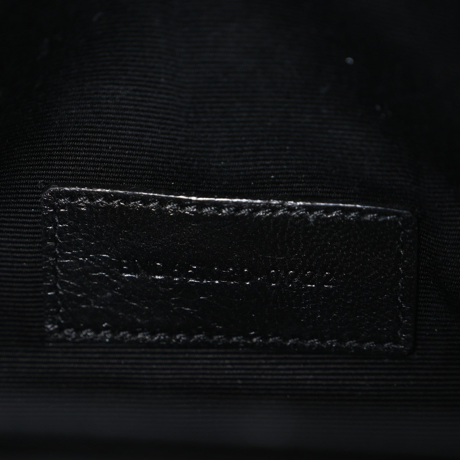 Saint Laurent Grain De Poudre Textured Mixed Matelasse Triquilt Monogram Clutch Black 7 of 8