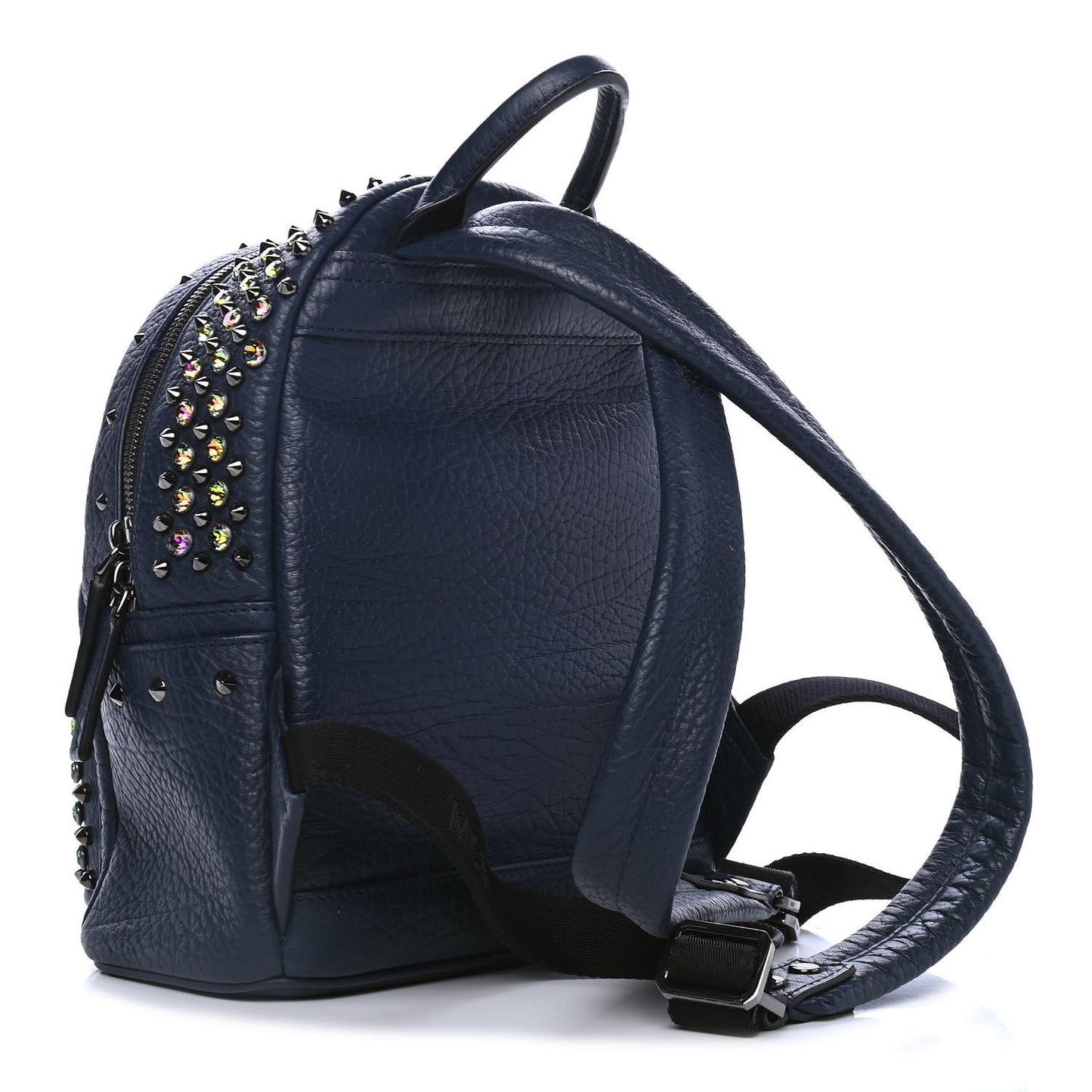 Visetos Swarovski Mini Stark Diamond Backpack Dress Blue
