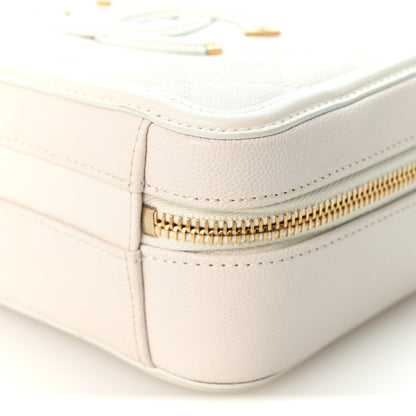 Chanel Caviar Quilted Small CC Filigree Vanity Case White 10 of 10