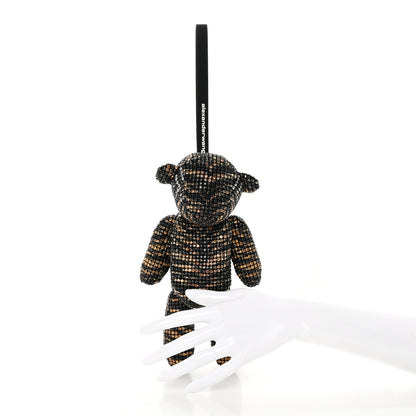 Alexander Wang Crystal Mesh Tiger Beiress Wristlet Black Multicolor 2 of 8