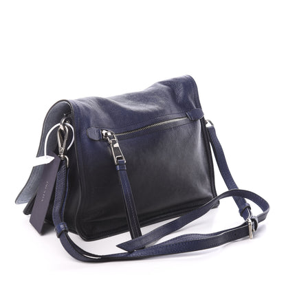 Prada Glace Calf Etiquette Flap Inchiostro Astrale 4 of 9