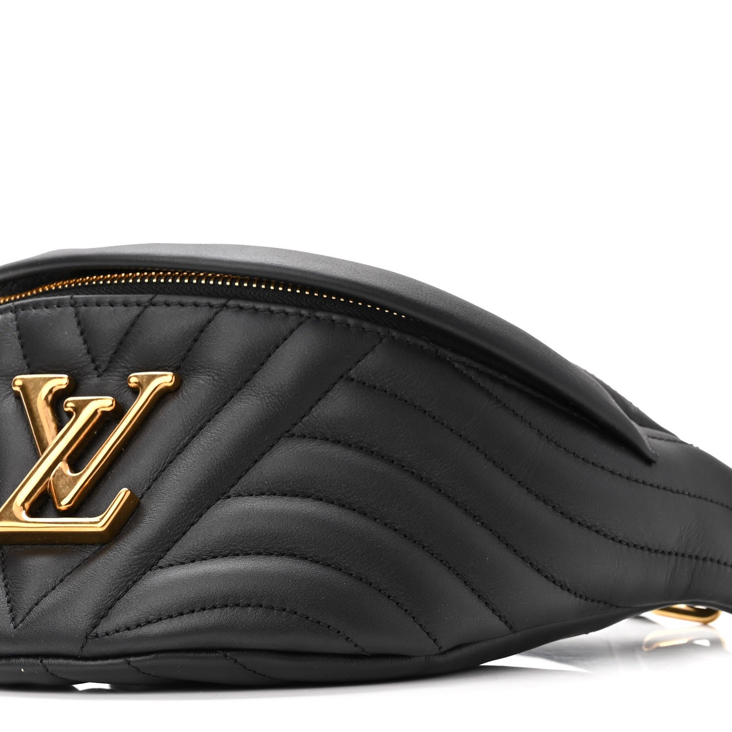 Louis Vuitton Calfskin Quilted New Wave Bumbag Black 9 of 9
