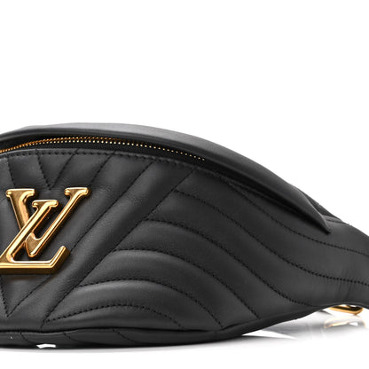 Louis Vuitton Calfskin Quilted New Wave Bumbag Black 9 of 9