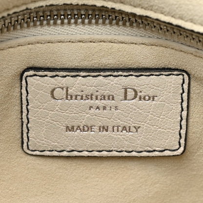 Christian Dior Canyon Grained Lambskin Large Lady Dior Off White 6 of 17