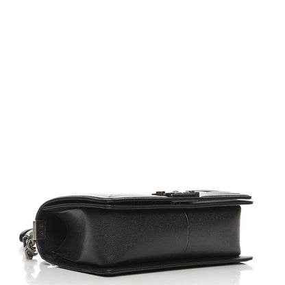 Chanel Caviar Quilted Medium Boy Flap Black 5 of 9