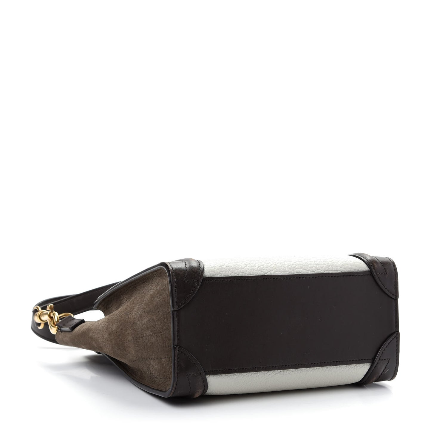 Bullhide Calfskin Nubuck Nano Tri-Color Luggage Khaki
