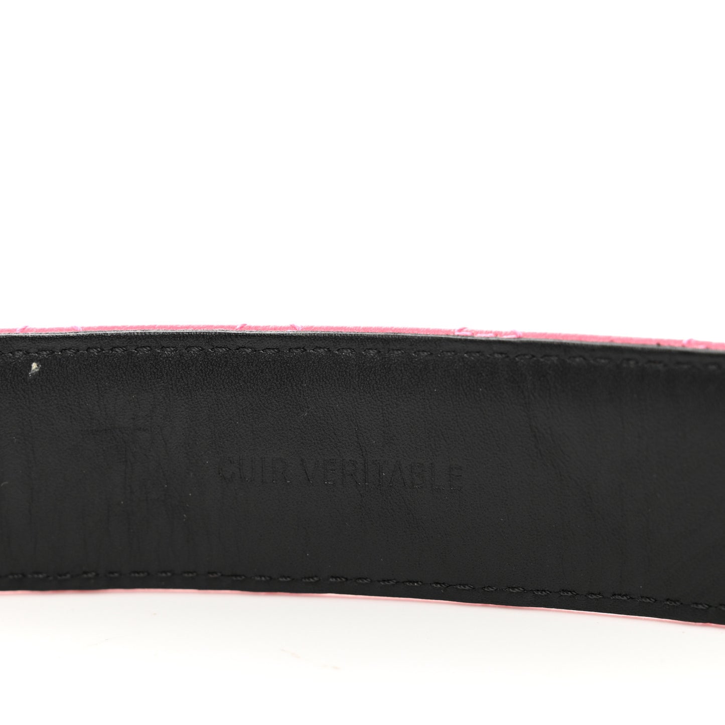 Caviar Quilted CC Chain Belt 75 30 Pink