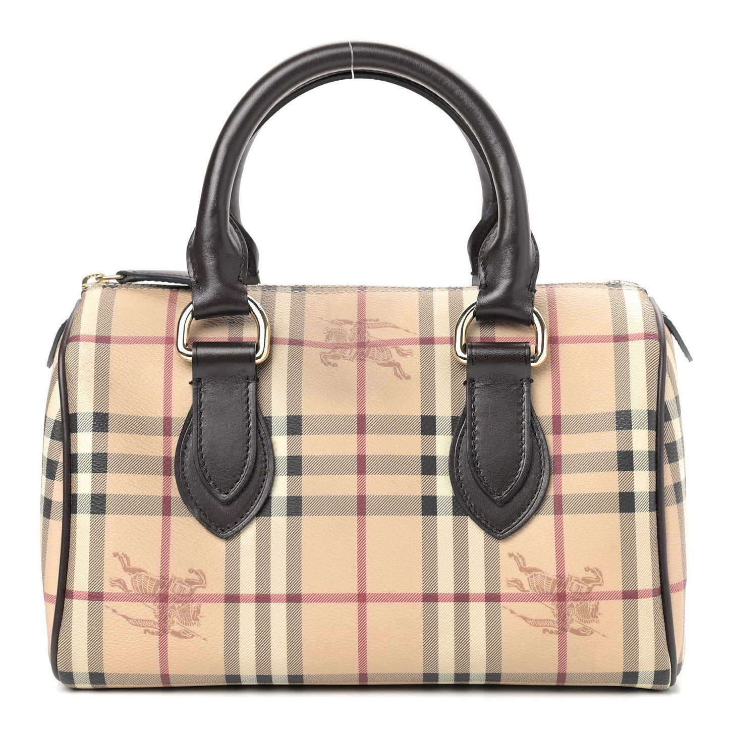 Haymarket Check Small Chester Bowling Bag Chocolate