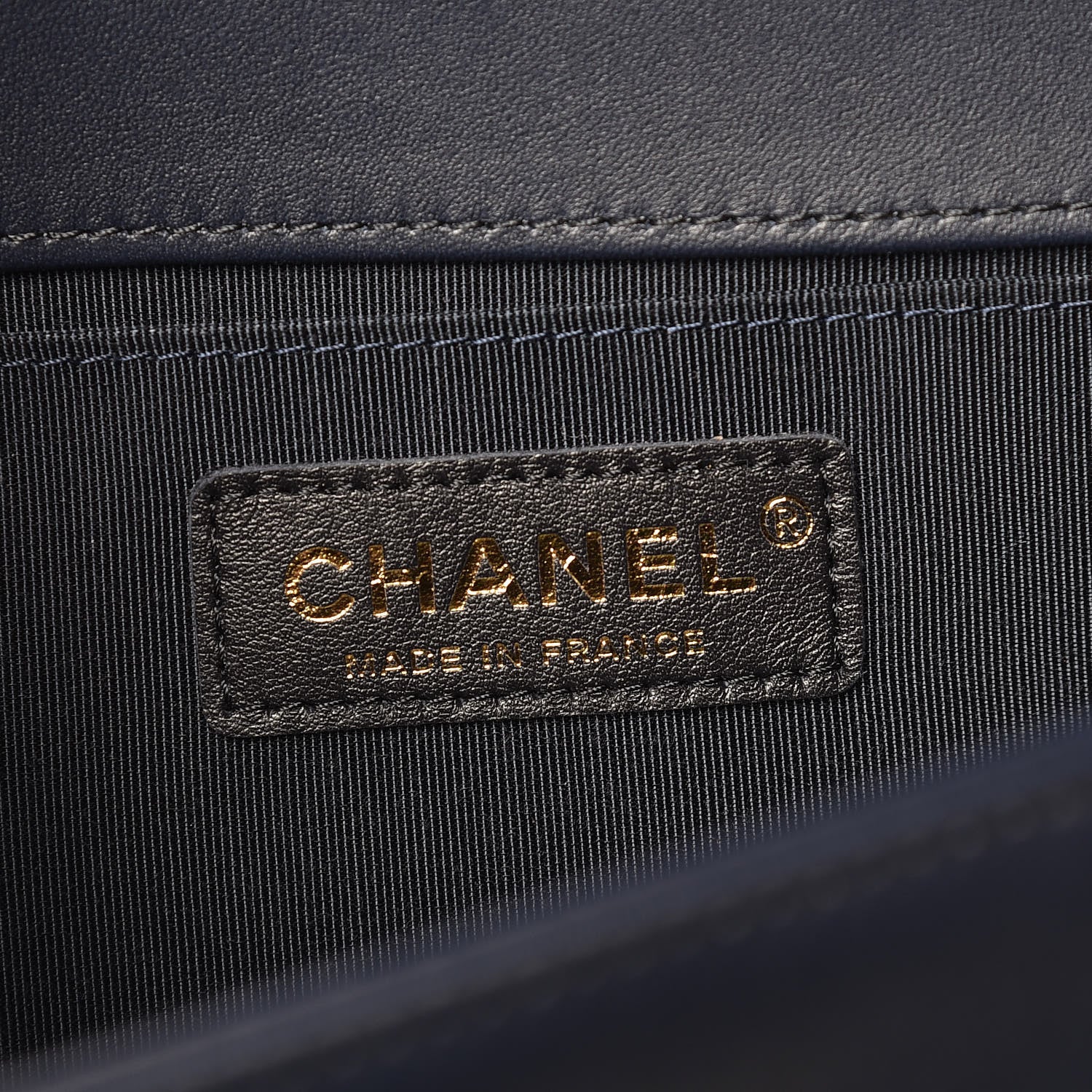 Chanel Lambskin Quilted Medium Boy Flap Navy 6 of 12
