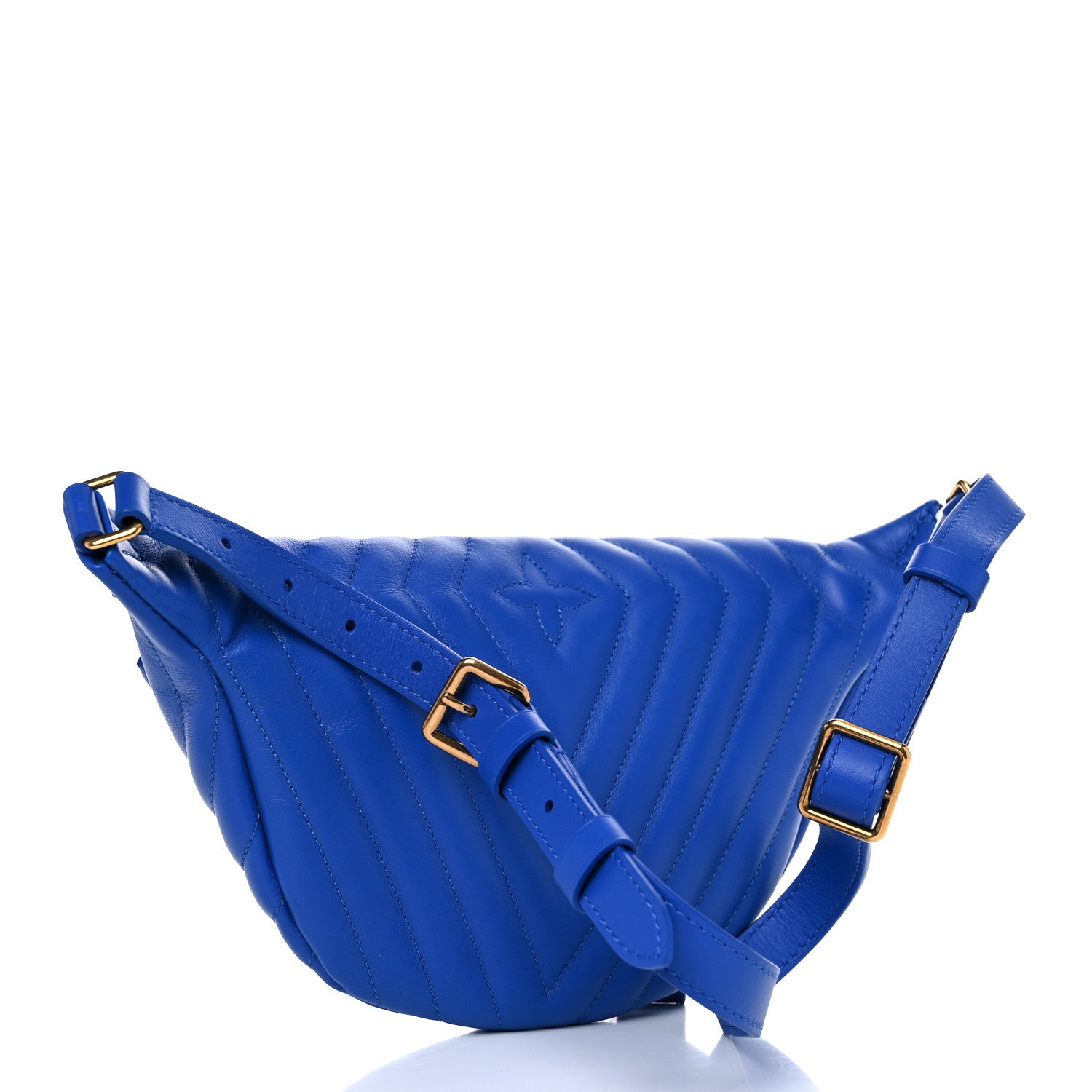 Louis Vuitton Calfskin New Wave Bumbag Blue Neon 3 of 8