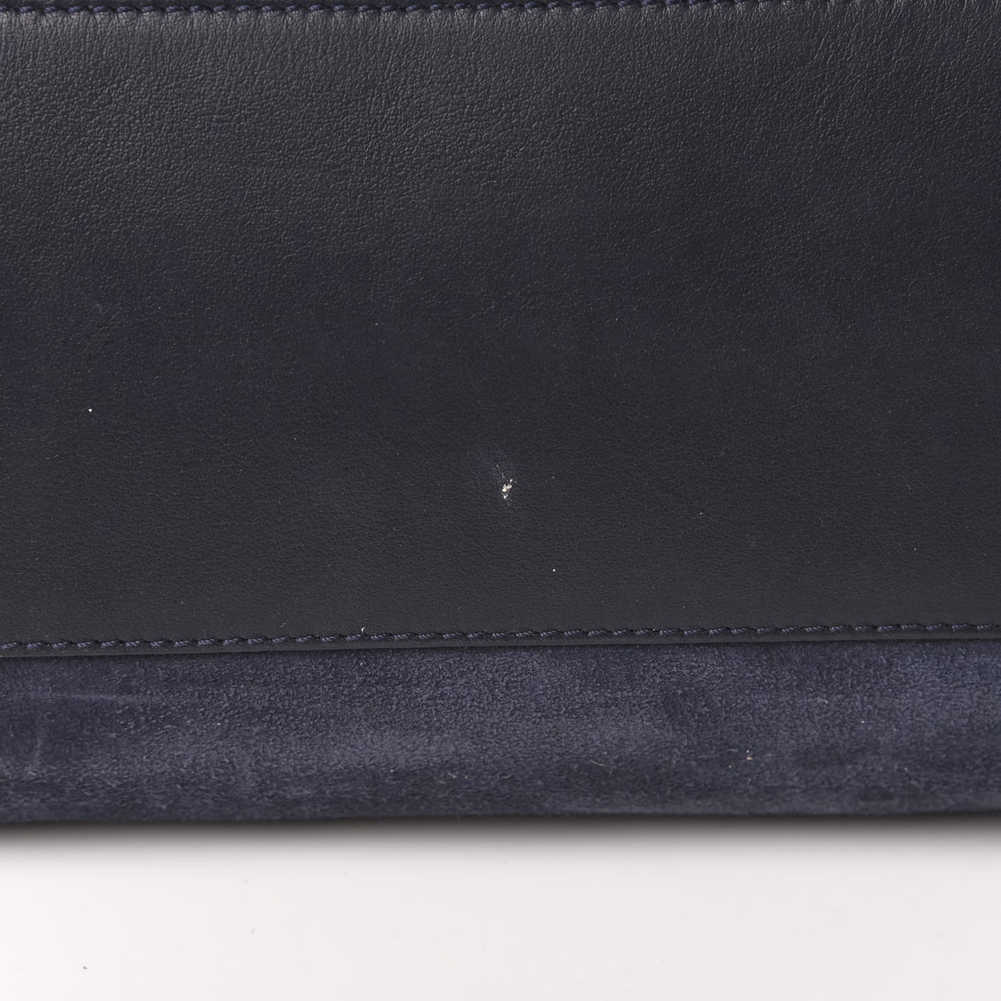 Suede Riley Tote Navy