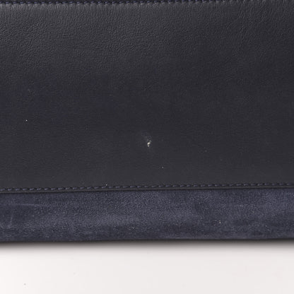Jimmy Choo Suede Riley Tote Navy 13 of 16
