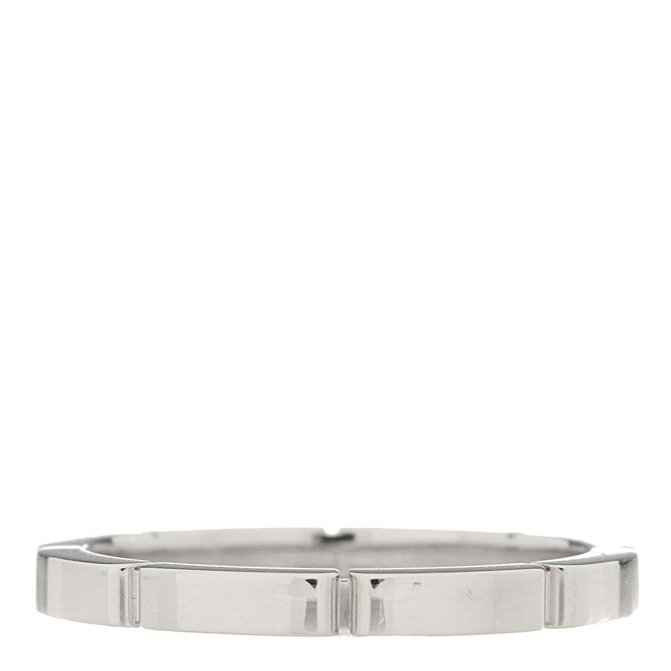 Cartier 18K White Gold 2.5mm Maillon Panthere Wedding Band Ring 59 8.75 3 of 4