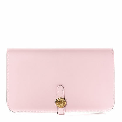 Hermes Swift Dogon Duo Wallet Rose Sakura 1 of 12