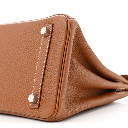 Hermes Togo Birkin 25 Gold 10 of 14