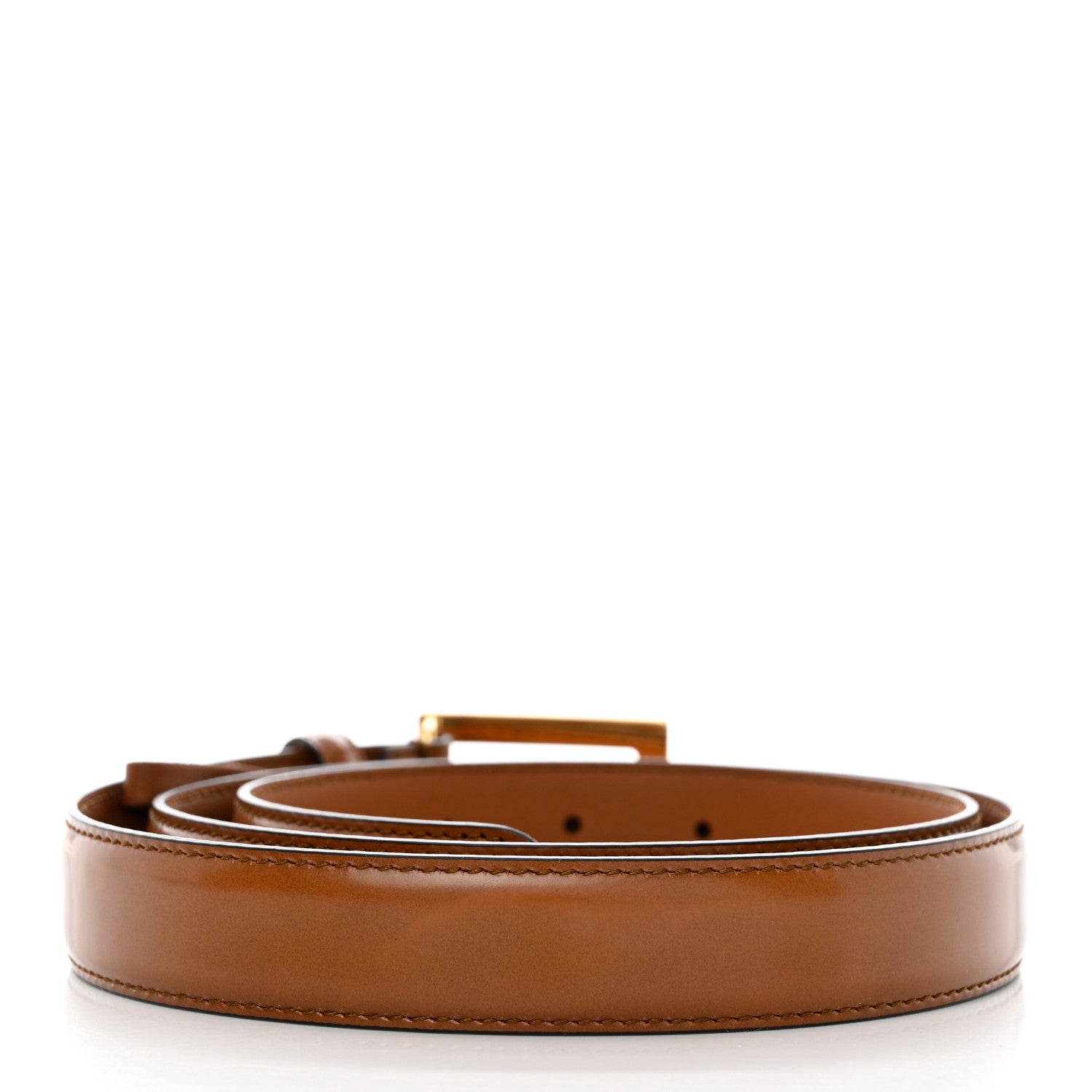 Gucci Calfskin Icaro G Cube 25mm Belt 95 38 Brown 2 of 5
