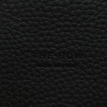 The Row Matte Grained Calfskin Marlo 17 Black 6 of 9