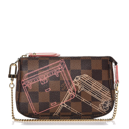 Louis Vuitton Damier Ebene 2014 Christmas Animation Mini Pochette Accessories 1 of 7