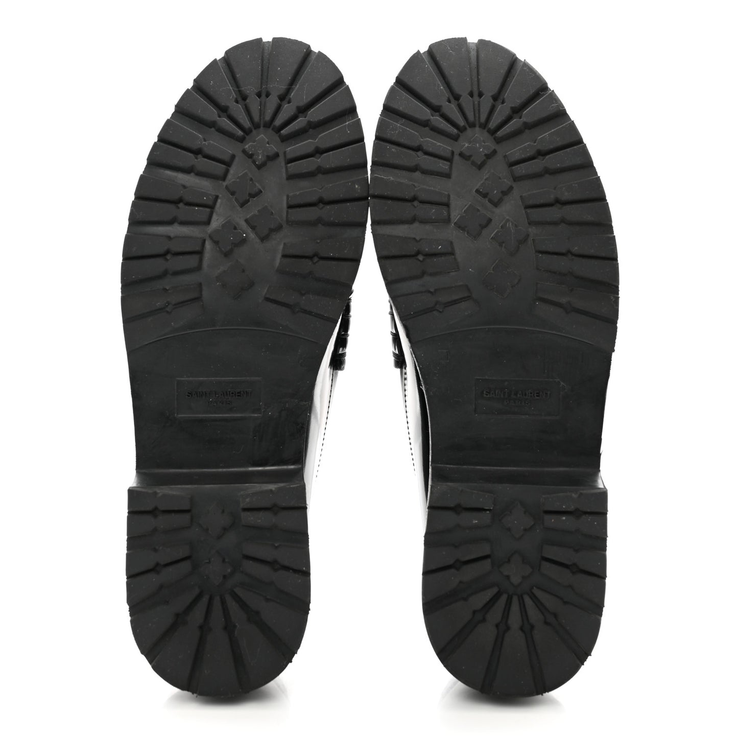 Glazed Calfskin Chunky Le Loafer Penny Slippers 37.5 Black